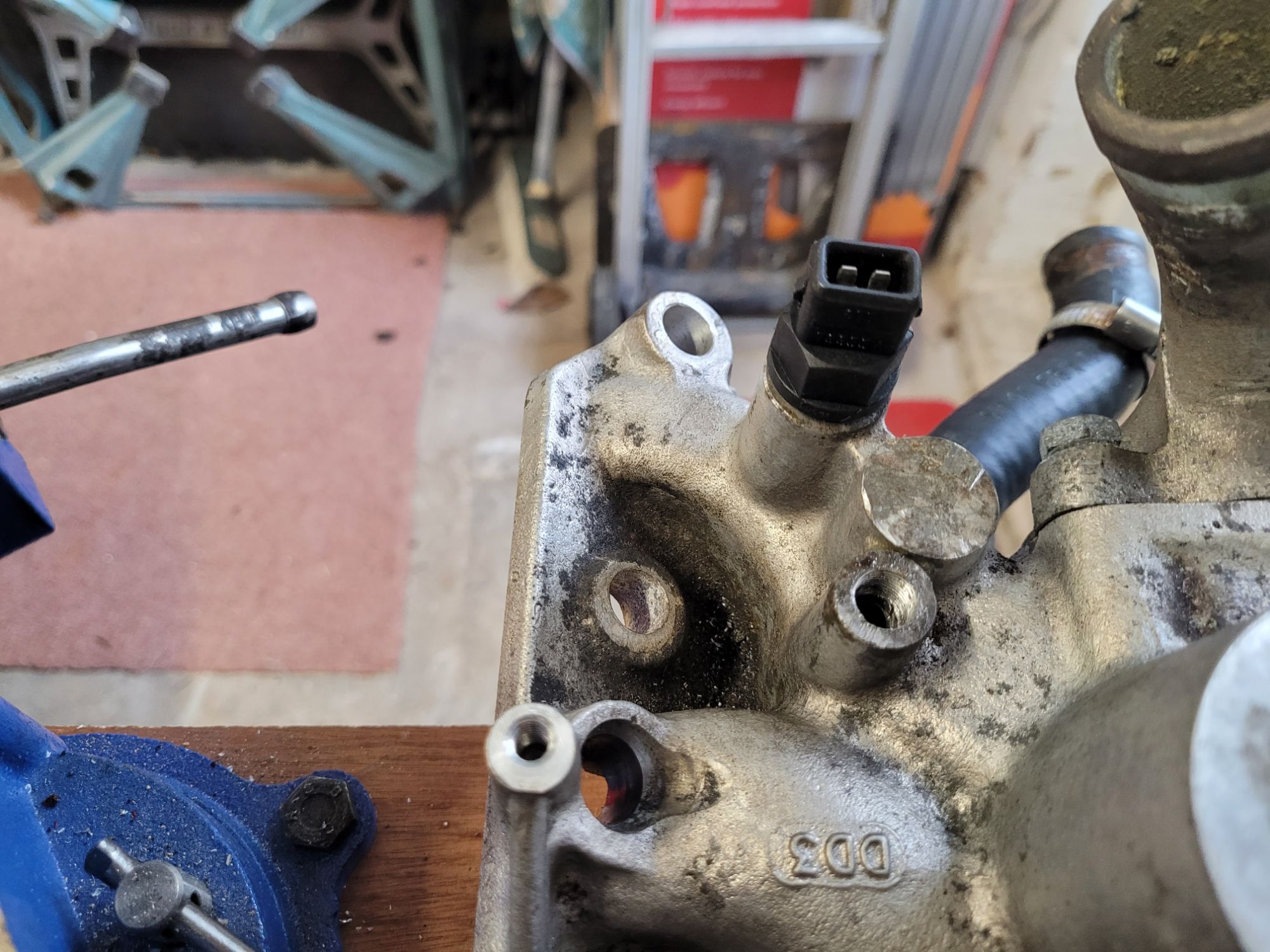 Coolant Nozzle Repair – MG RV8 info news and reviews